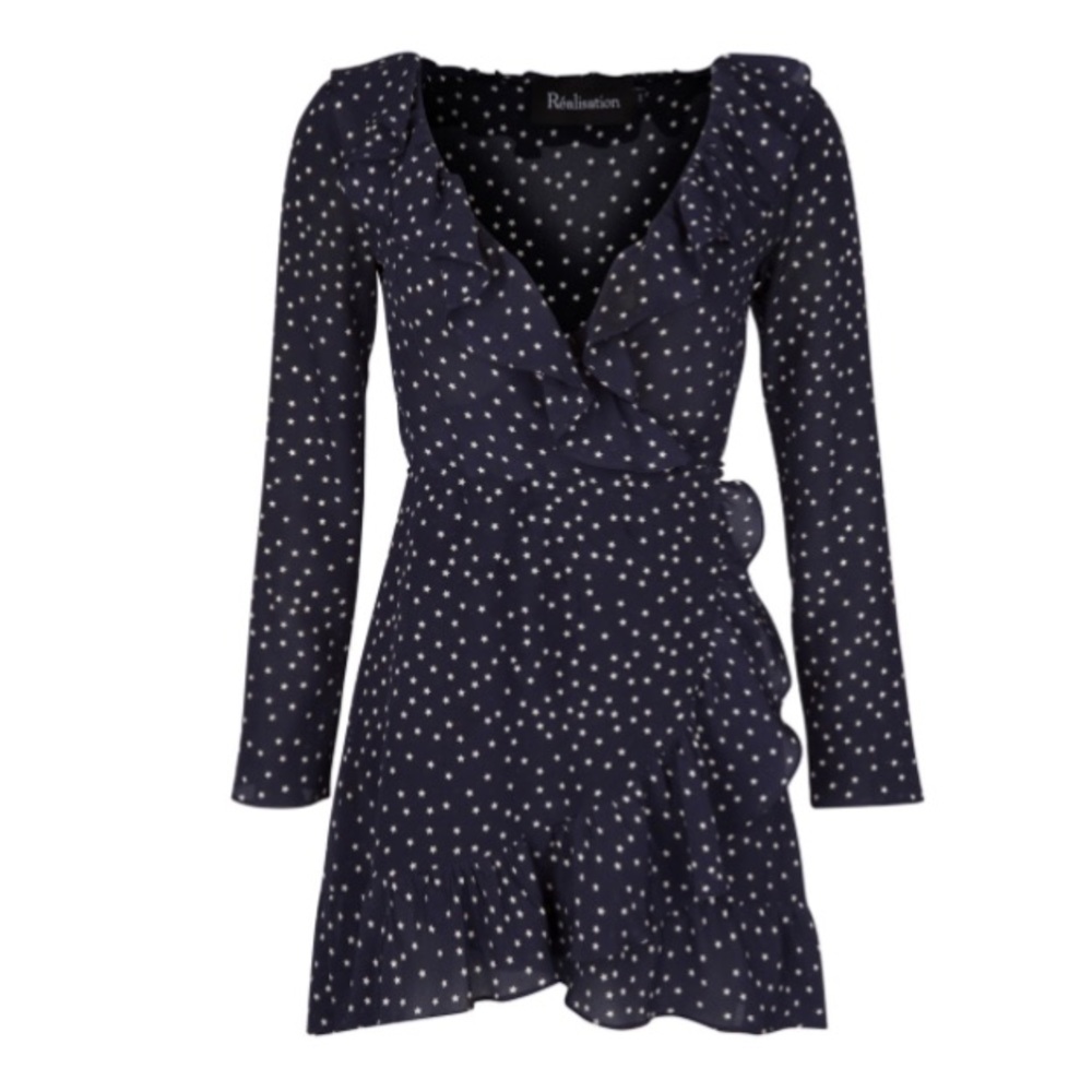 Realisation Par Alexandra dress navy star XS